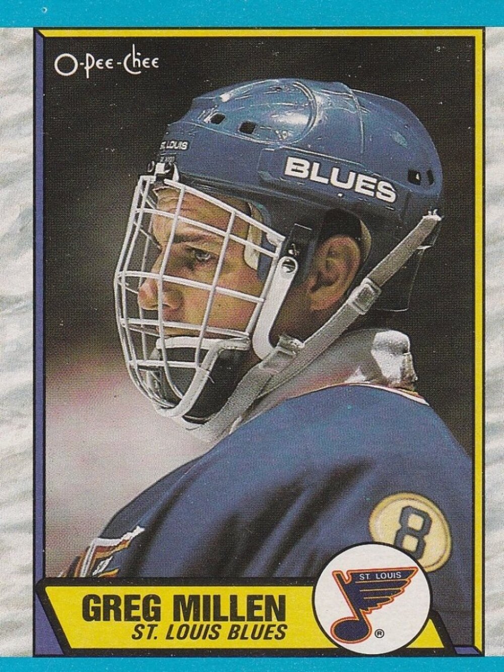 Greg Millen - 1989 O Pee Chee Hockey Card